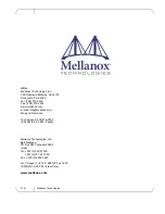 Preview for 116 page of Mellanox Technologies MIS5100Q-3DNC Hardware Installation Manual