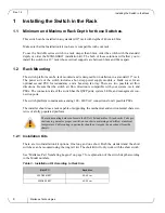 Предварительный просмотр 8 страницы Mellanox Technologies switchx MSX1035B-1BRR Installation Manual