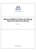 Mellanox Technologies SX60 Series User Manual preview