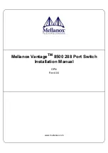 Mellanox Technologies Vantage 8500 Installation Manual предпросмотр