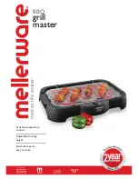 Mellerware Bbq grill master Manual preview