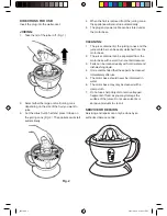 Preview for 3 page of Mellerware CYCLONE citrus juicer Quick Instructions