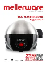 Mellerware EGG MASTER 350W User Manual предпросмотр