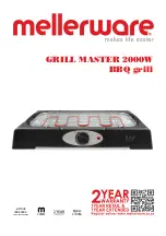 Mellerware GRILL MASTER 2000W Instructions Manual preview