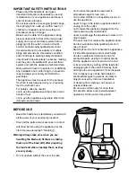 Preview for 3 page of Mellerware MELLERWARE 2 6 2 1 05 0 0 W Instructions Manual