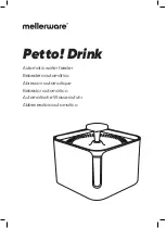 Предварительный просмотр 1 страницы Mellerware Petto! Drink Manual