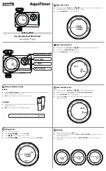 Предварительный просмотр 1 страницы Melnor AquaTimer 33015 User Instructions