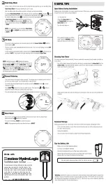 Preview for 2 page of Melnor HydroLogic 53280 User Instructions