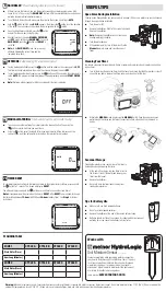 Предварительный просмотр 2 страницы Melnor HydroLogic 65076-AMZ User Instructions