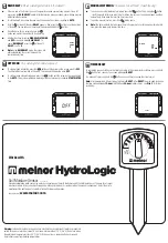 Предварительный просмотр 2 страницы Melnor HydroLogic  73015 User Instructions