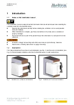 Предварительный просмотр 5 страницы Meltem 5010 Installation Manual