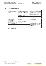 Preview for 41 page of Meltem M-WRG-II E-F Operating And Installation Instructions