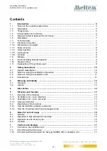 Preview for 2 page of Meltem M-WRG-S-T Operating Instructions Manual