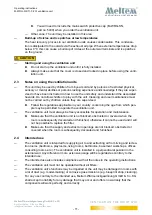 Preview for 11 page of Meltem M-WRG-S-T Operating Instructions Manual