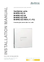 Meltem M-WRG-S/Z-24 Installation Manual предпросмотр