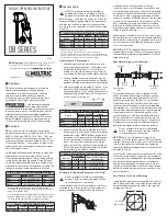 Preview for 1 page of Meltric DB Series Operating Instructions Manual