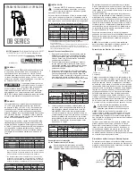 Preview for 5 page of Meltric DB Series Operating Instructions Manual