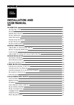 Preview for 4 page of Memak STELLA COMBINE Installation And User Manual