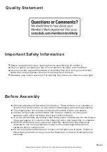 Preview for 3 page of Members Mark AAX08801-8SC Assembly Instructions & User Manual