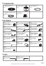 Preview for 6 page of Members Mark BGV01523-5IC Assembly Instructions & User Manual