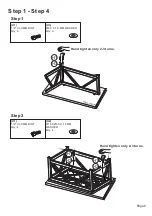 Preview for 9 page of Members Mark Fremont BGV01523-4IC Assembly Instructions & User Manual