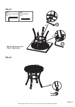 Preview for 10 page of Members Mark Hastings AAX08801-3S Assembly Instructions & User Manual