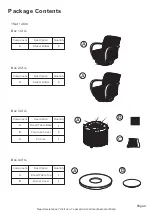 Предварительный просмотр 4 страницы Members Mark Havana B2W00223-5PC Assembly Instructions & User Manual