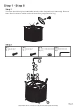 Предварительный просмотр 9 страницы Members Mark Heritage B1W00213-7PC Assembly Instructions & User Manual