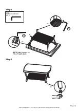 Предварительный просмотр 10 страницы Members Mark Napa AGT14723-4SC Assembly Instructions Manual