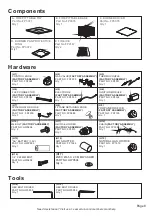 Предварительный просмотр 8 страницы Members Mark Newcastle BGK03901-5SC Assembly Instructions & User Manual