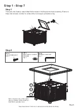 Предварительный просмотр 9 страницы Members Mark Newcastle BGK03901-5SC Assembly Instructions & User Manual