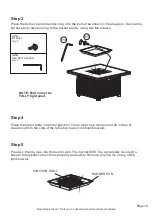 Предварительный просмотр 10 страницы Members Mark Newcastle BGK03901-5SC Assembly Instructions & User Manual