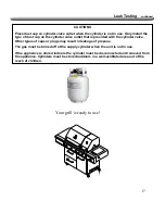 Preview for 17 page of Member's Mark 720-0584 Assembly & Operating Instructions