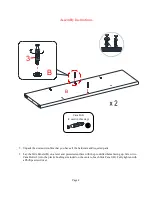 Предварительный просмотр 4 страницы Member's Mark 8 Cube Room Organizer Instruction Manual