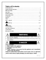 Preview for 2 page of Member's Mark 980305021 Assembly Instructions & User Manual