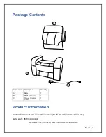 Предварительный просмотр 4 страницы Member's Mark 9M222U1-1 Assembly Instructions & User Manual