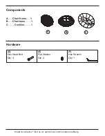 Preview for 3 page of Member's Mark Ainsworth GC-8984-ARP-G Assembly Manual