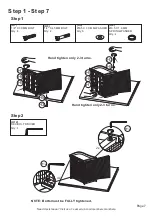 Предварительный просмотр 7 страницы Member's Mark BFW00501-3 Assembly Instructions & User Manual