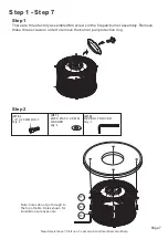 Предварительный просмотр 7 страницы Member's Mark BGX03823-5DC Assembly Instructions & User Manual