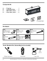 Предварительный просмотр 4 страницы Member's Mark Brooklyn SMBROFPC-30 Assembly Manual