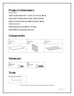 Preview for 5 page of Member's Mark Harper FRM10388SST Assembly Instructions & User Manual