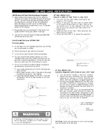 Preview for 13 page of Member's Mark M5205ALP Operator'S Manual