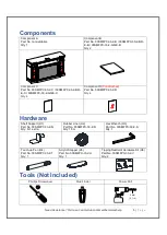 Предварительный просмотр 5 страницы Member's Mark Manhattan SMFPC-33-2 Assembly Instructions & User Manual