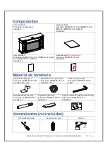 Предварительный просмотр 19 страницы Member's Mark Manhattan SMFPC-33-2 Assembly Instructions & User Manual