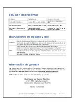 Предварительный просмотр 27 страницы Member's Mark Manhattan SMFPC-33-2 Assembly Instructions & User Manual