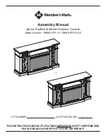 Member's Mark SMBAYFPC-33 Assembly Manual preview