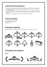 Preview for 4 page of Member's Mark TGC0P4724D01 Assembly Instructions & User Manual