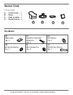 Предварительный просмотр 3 страницы Member's Mark Townsend GC-41007-3PC Assembly Manual