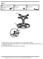 Предварительный просмотр 7 страницы Member's Mark Townsend GC-41007-3PC Assembly Manual