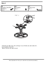 Предварительный просмотр 8 страницы Member's Mark Townsend GC-41007-3PC Assembly Manual